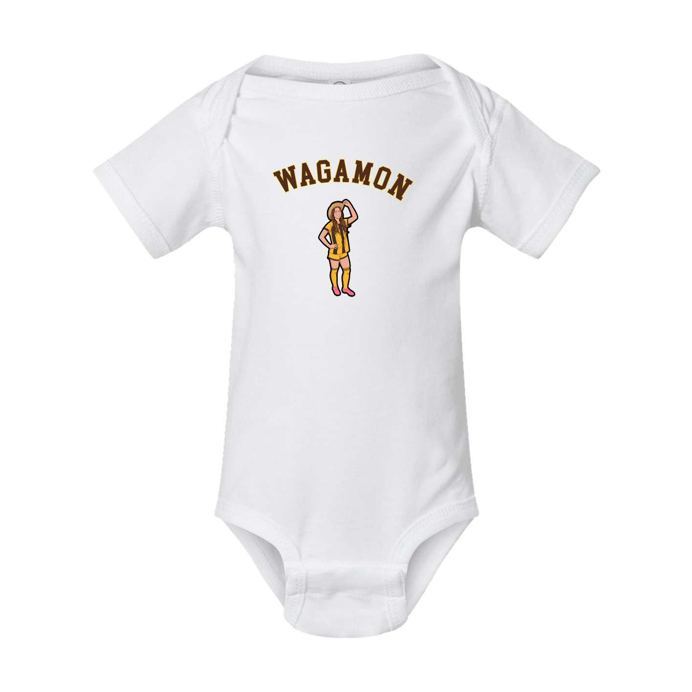 Baby Onesie — Shirsey Arch in White