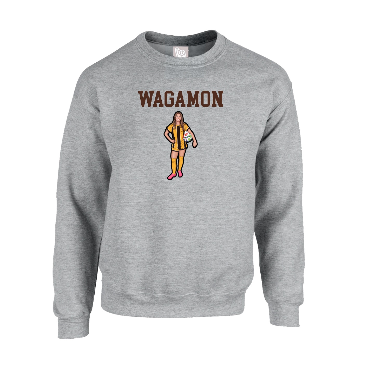 Fleece Crew — Shirsey in Grey