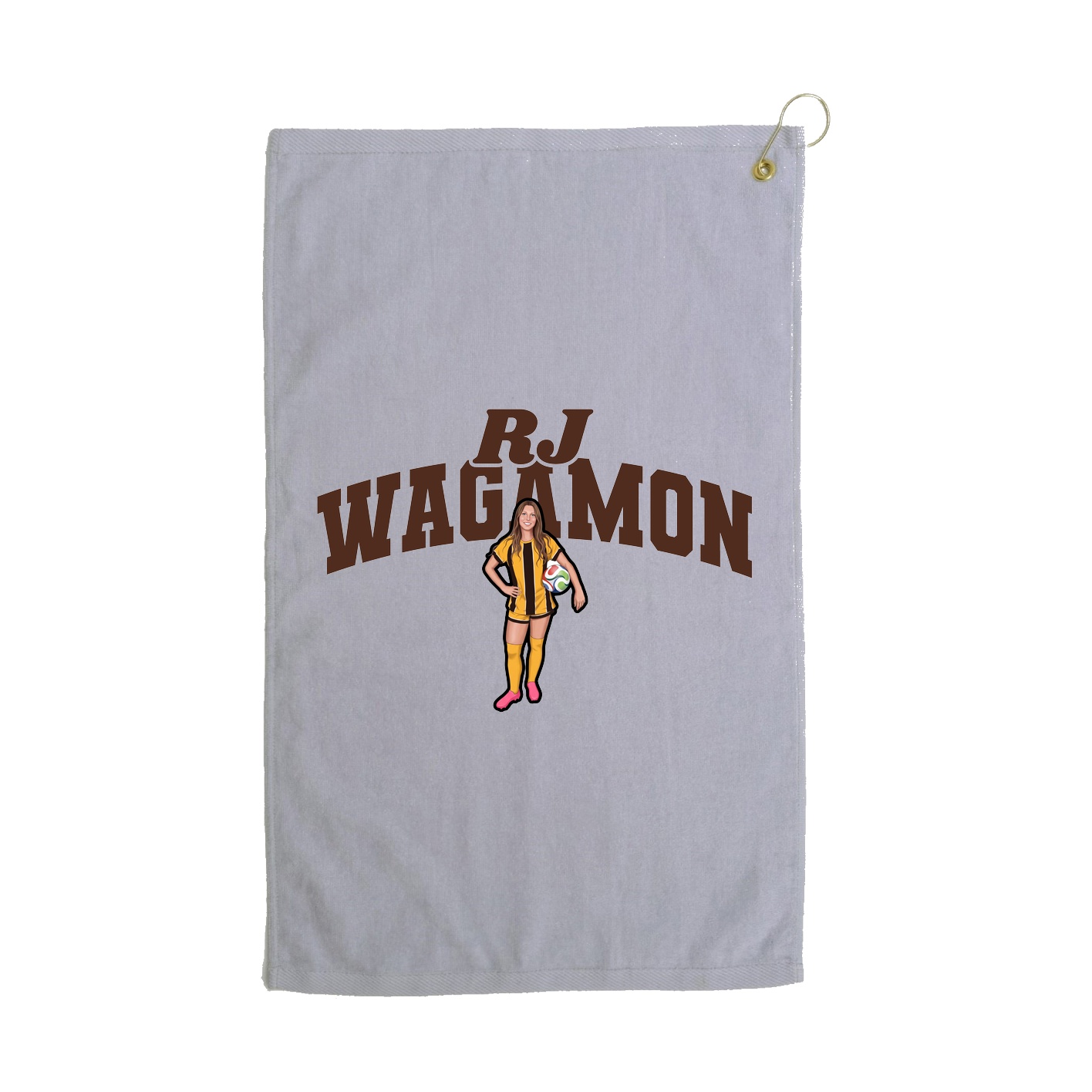 Golf Towel — Signature Arch in Grey