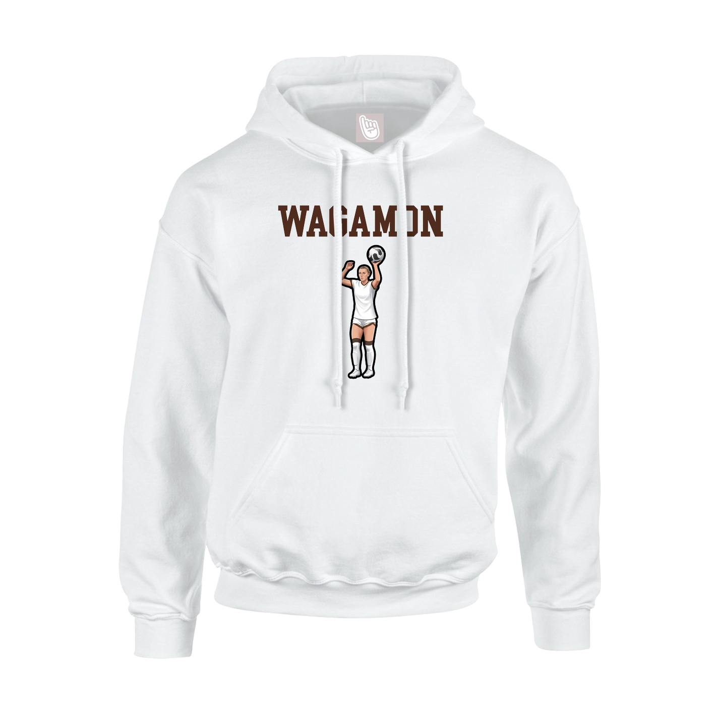 Hoodie — Shirsey in White