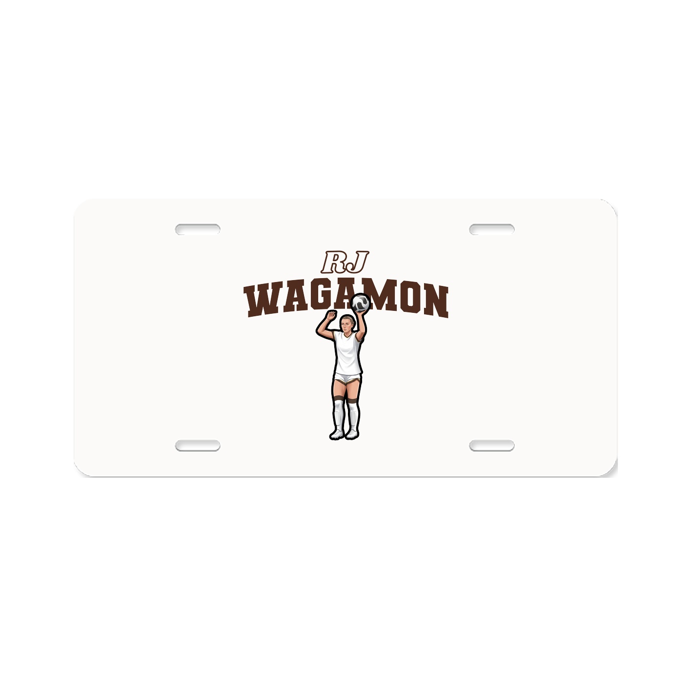 License Plate — Name Arch in Classic