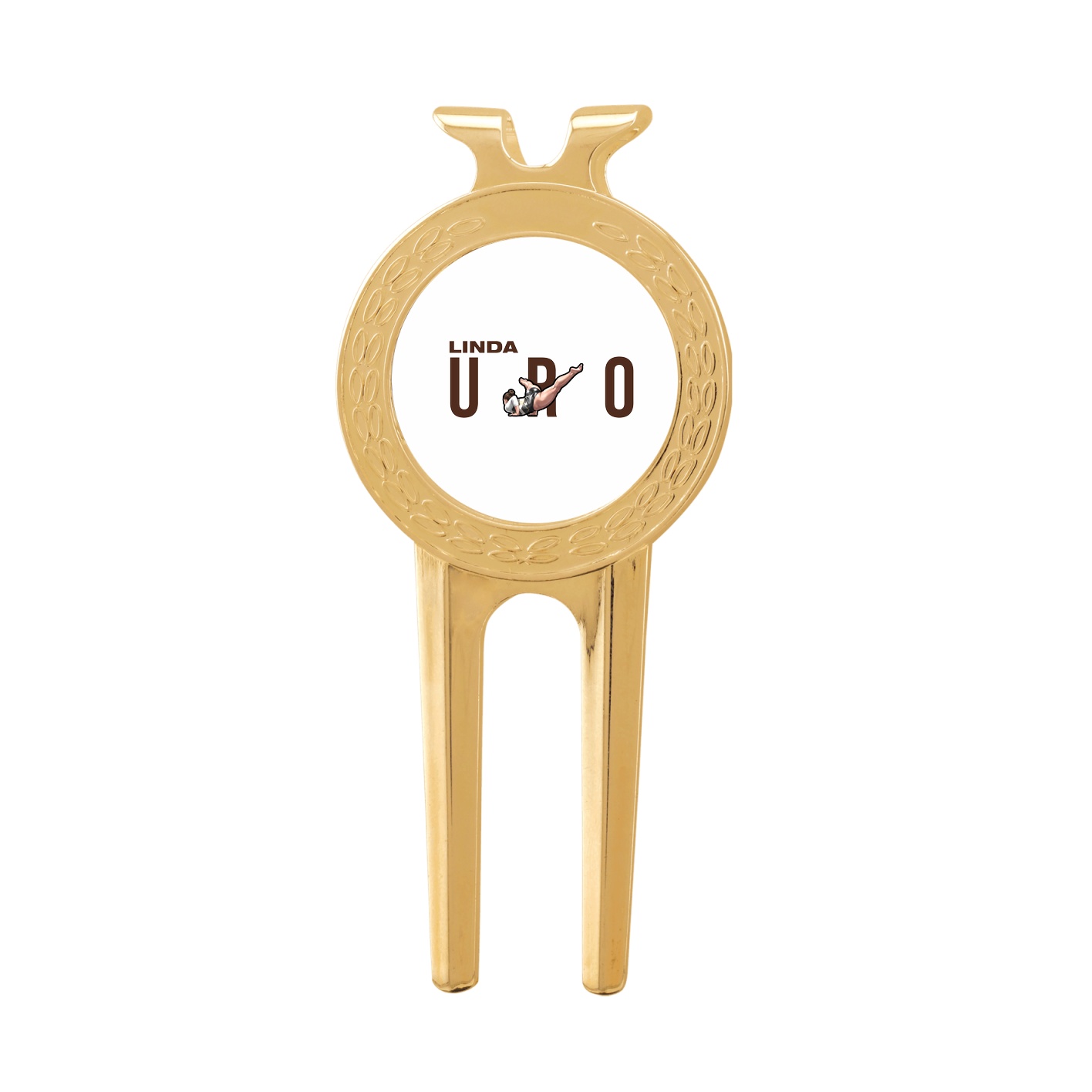 Divot Tool with Ball Marker — Player Name in Classic
