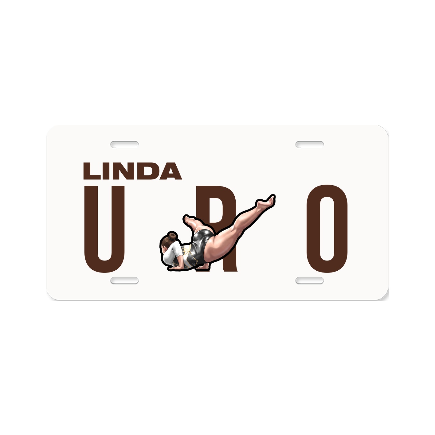 License Plate — Player Name in Classic