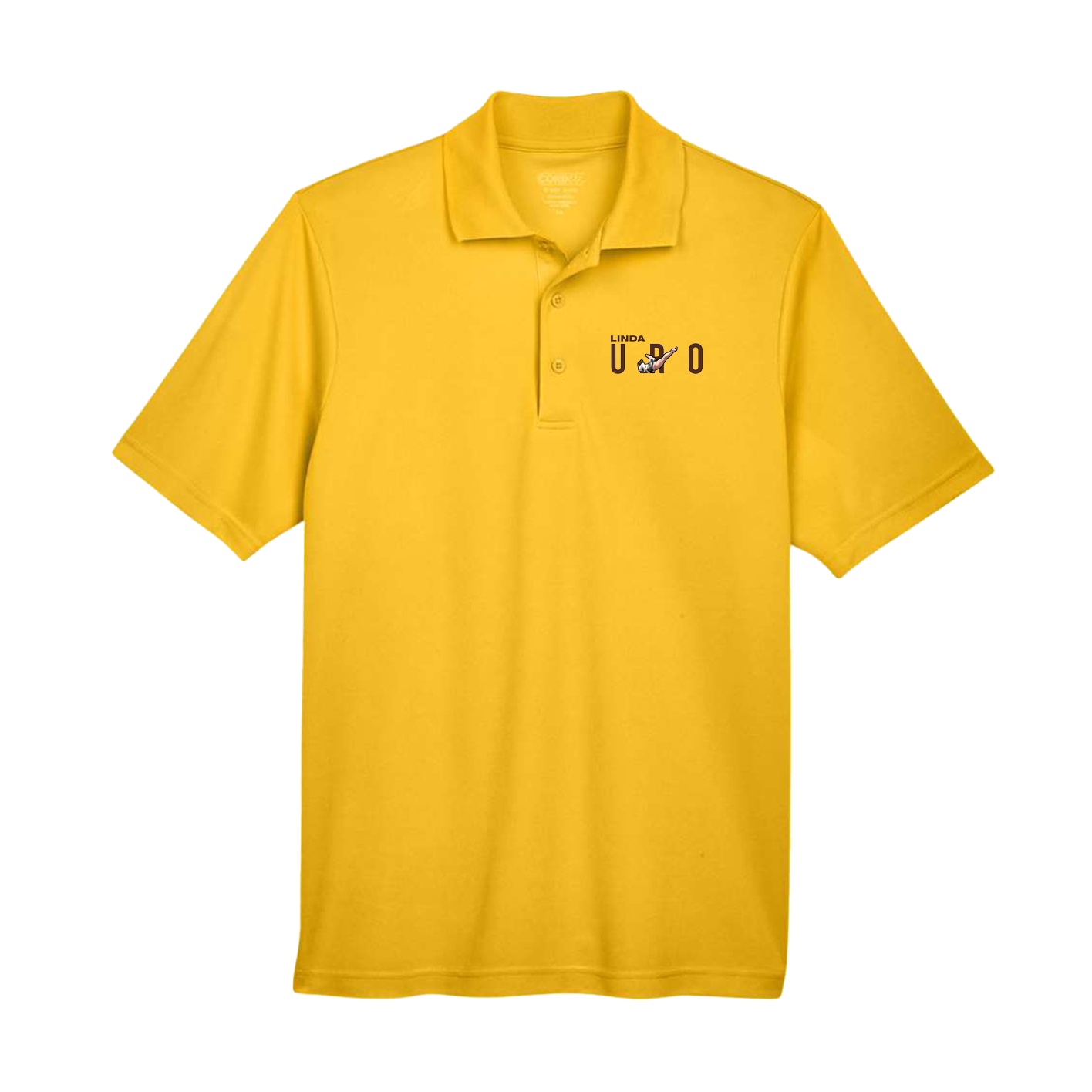 Performance Polo — Player Name in Gold