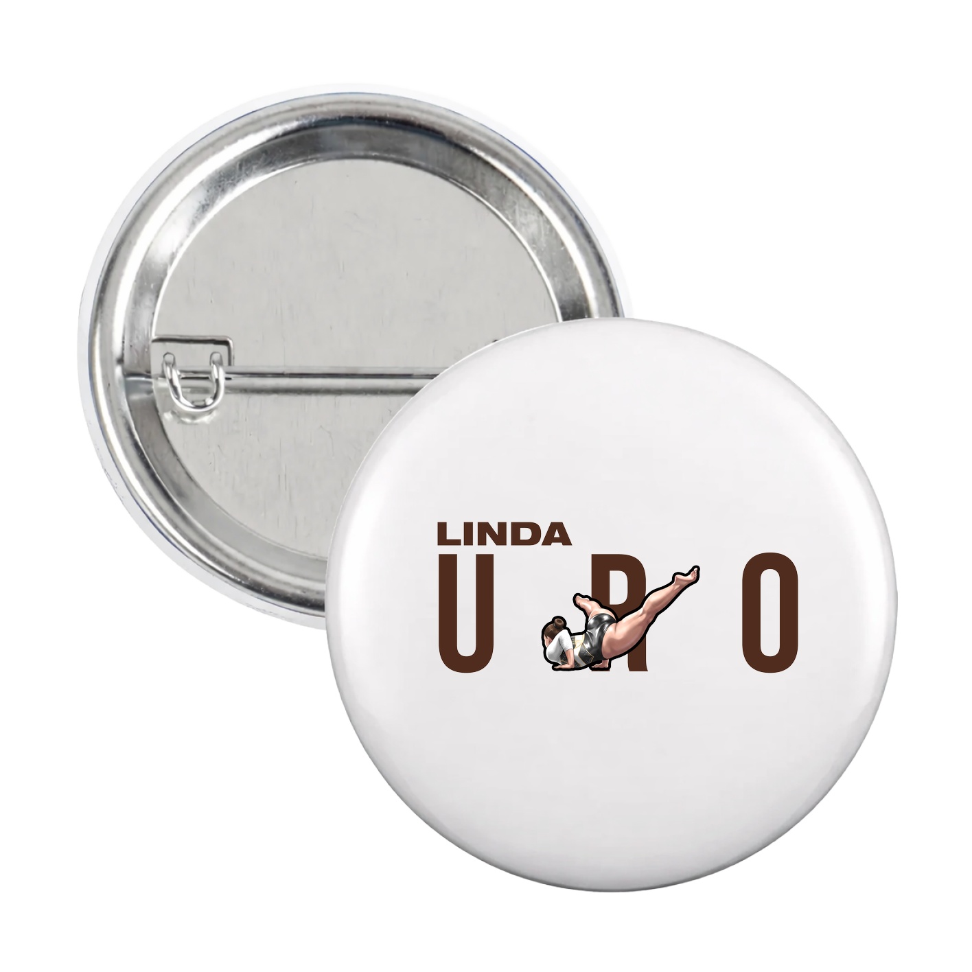 Game Day Button — Player Name in White