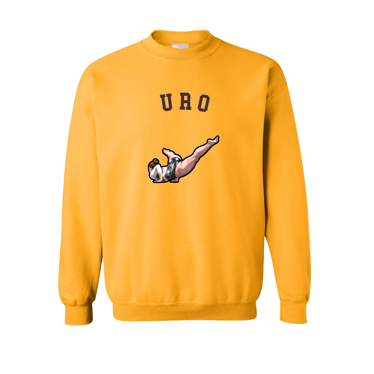 Fleece Crew — Shirsey Arch in Gold