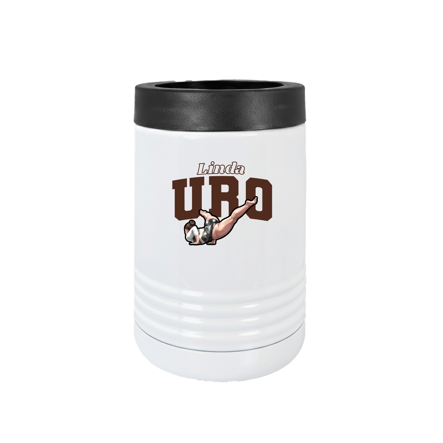 Beverage Holder — Name Arch in White