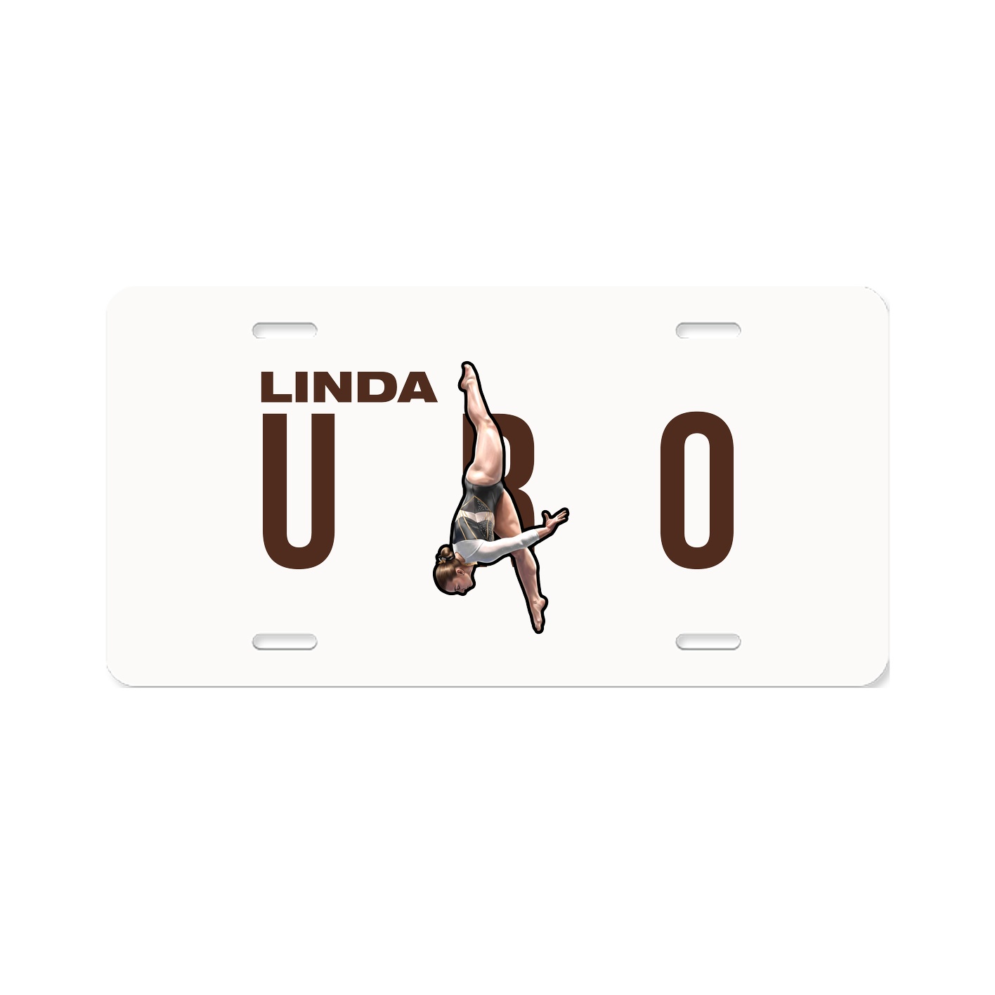 License Plate — Player Name in Classic