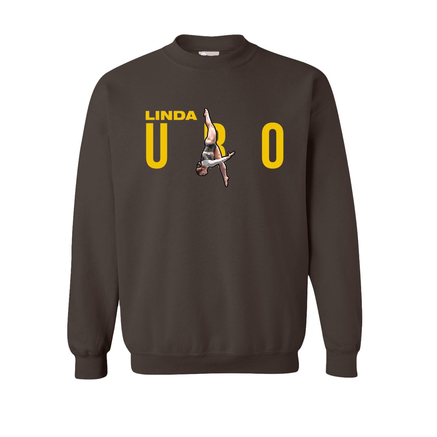 Fleece Crew — Player Name in Brown