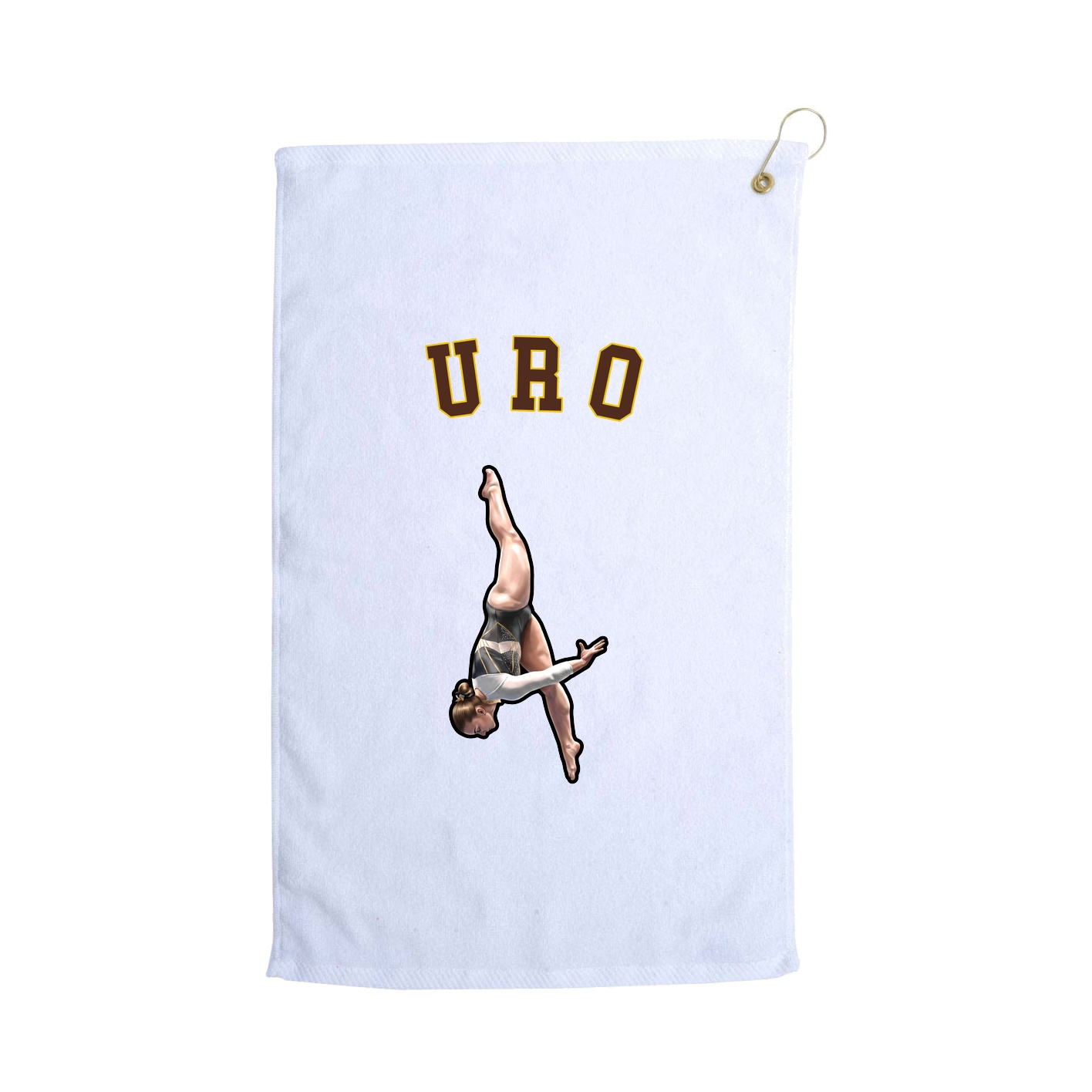 Golf Towel — Shirsey Arch in White