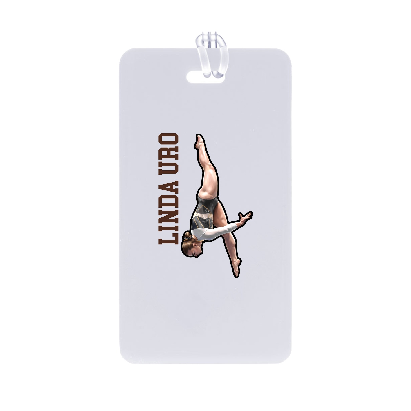 Bag Tag — Name Vertical in Classic