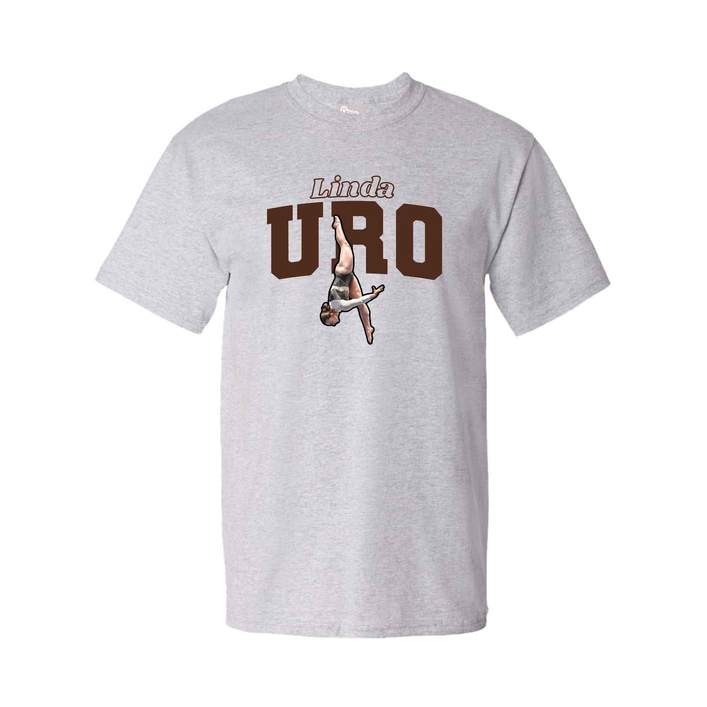 Tee — Name Arch in Grey