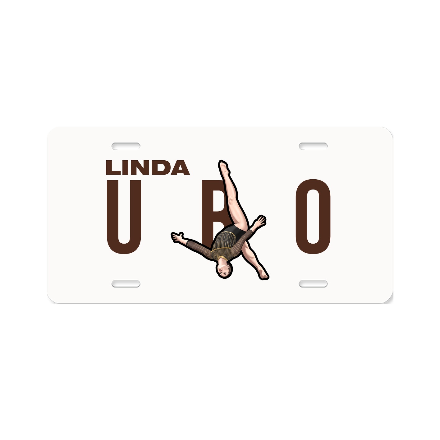 License Plate — Player Name in Classic