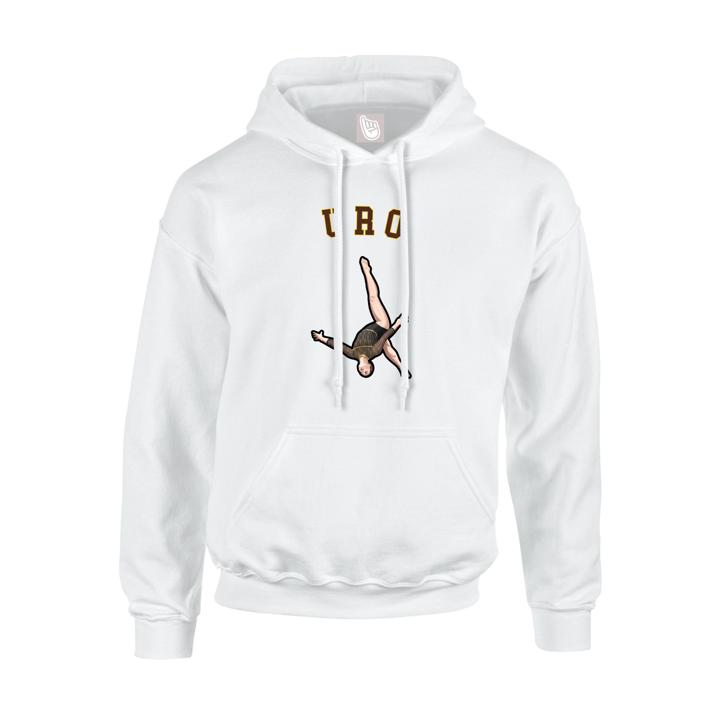 Hoodie — Shirsey Arch in White