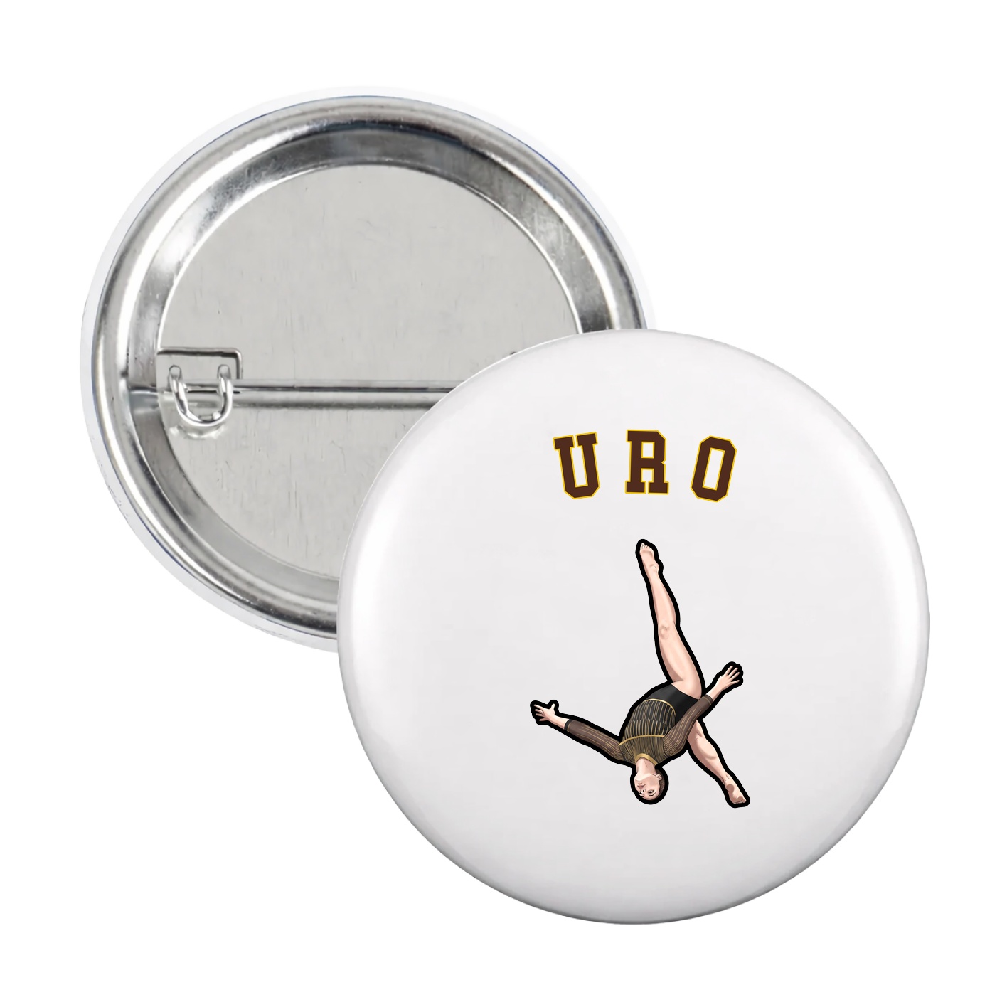 Game Day Button — Shirsey Arch in White