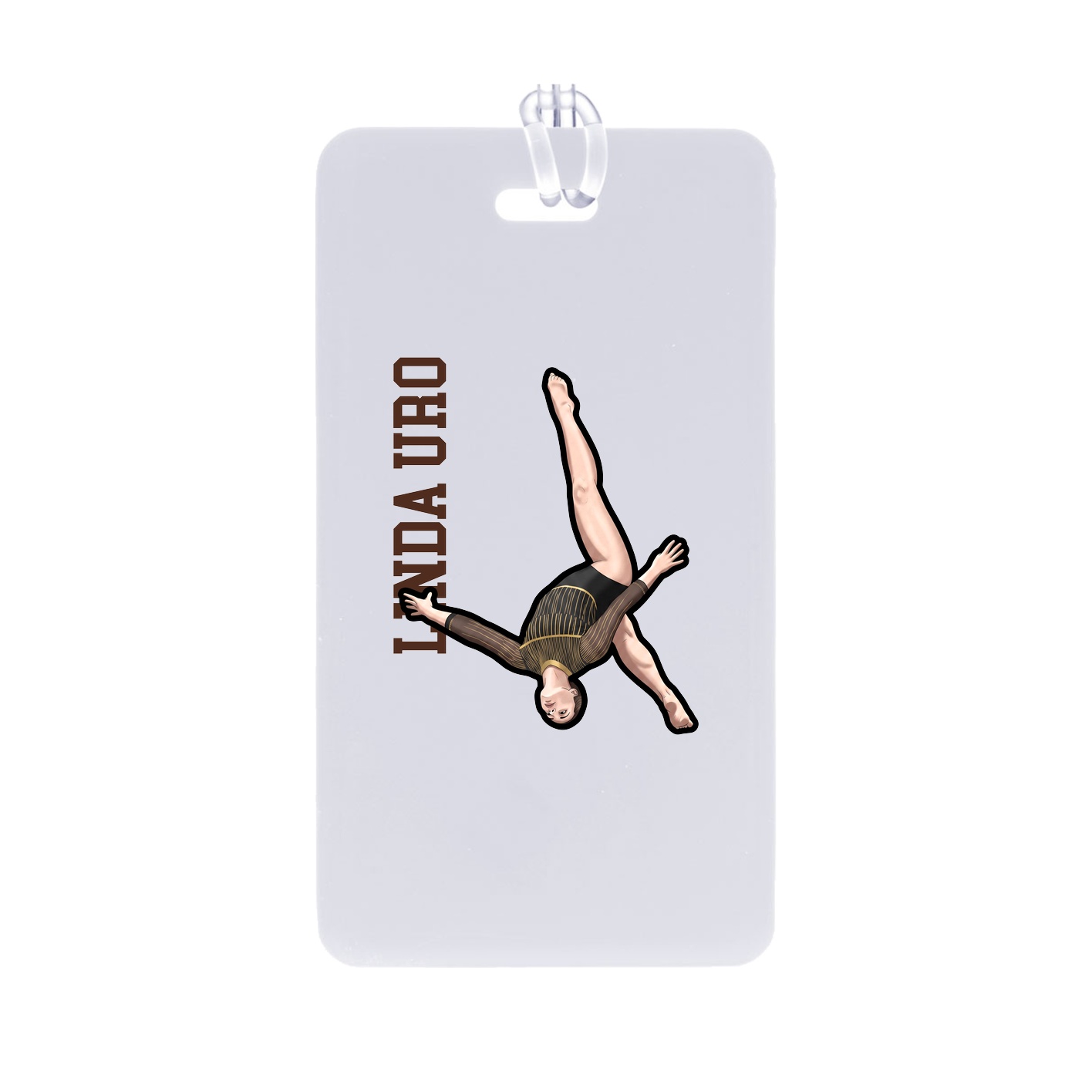 Bag Tag — Name Vertical in Classic