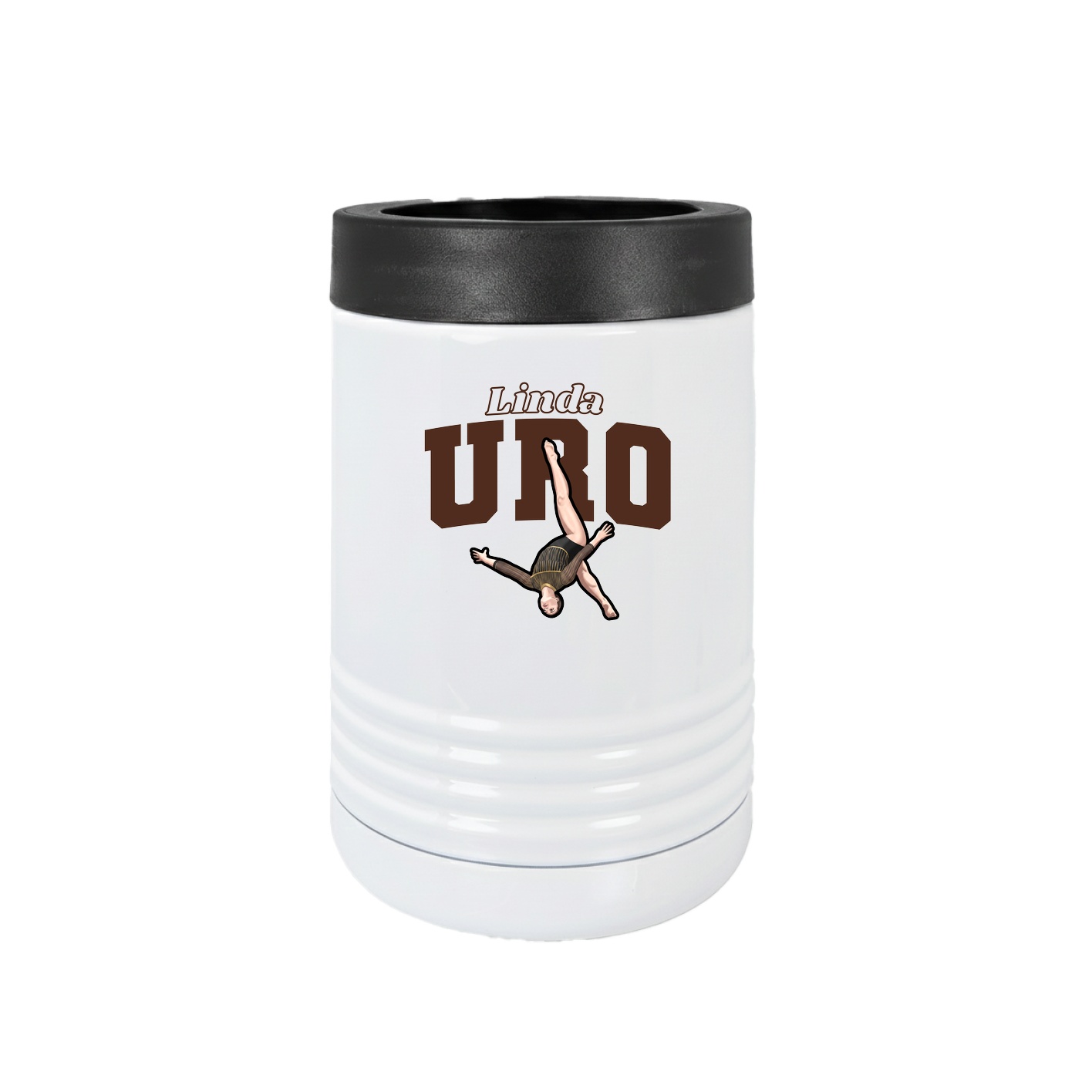 Beverage Holder — Name Arch in White