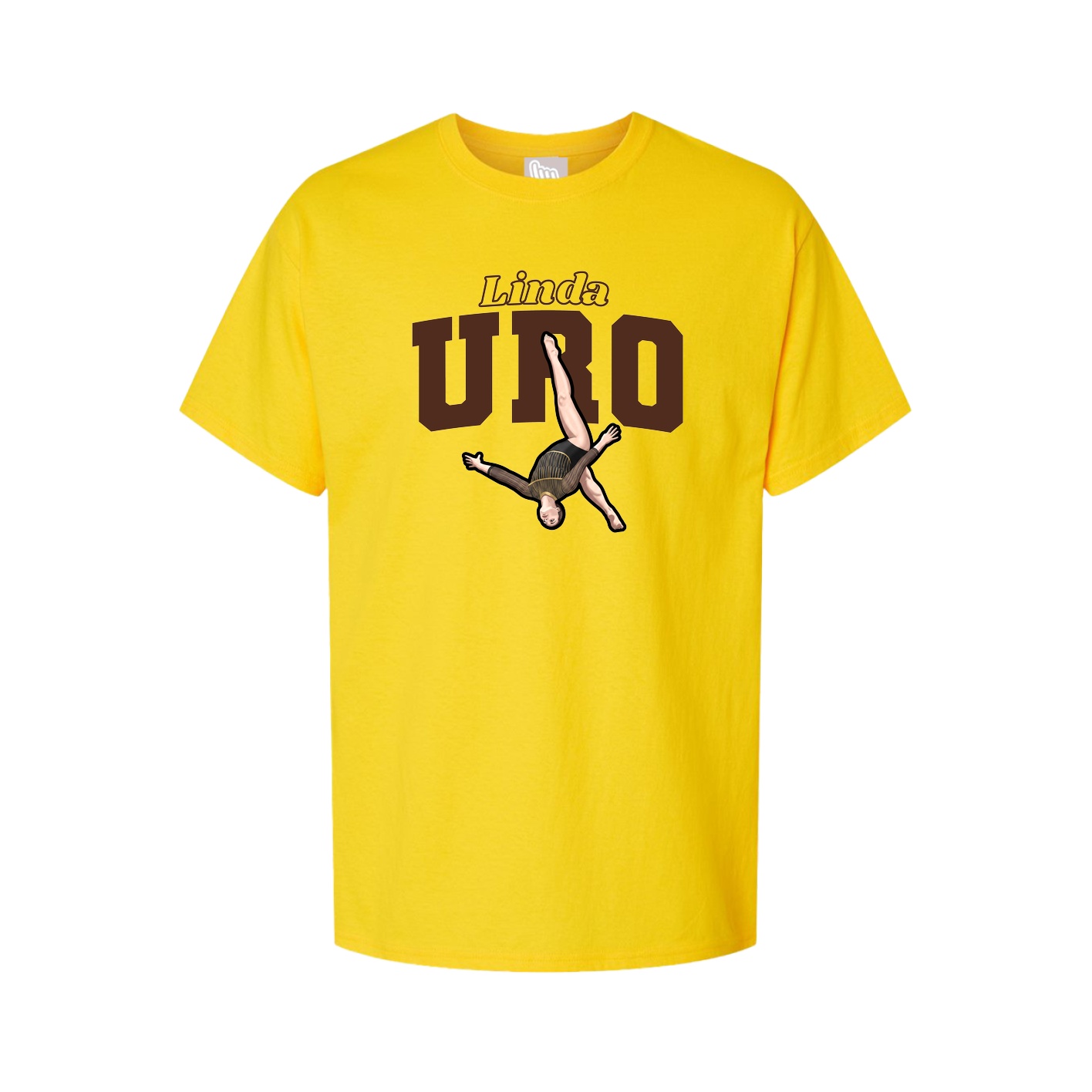Youth Tee — Name Arch in Gold