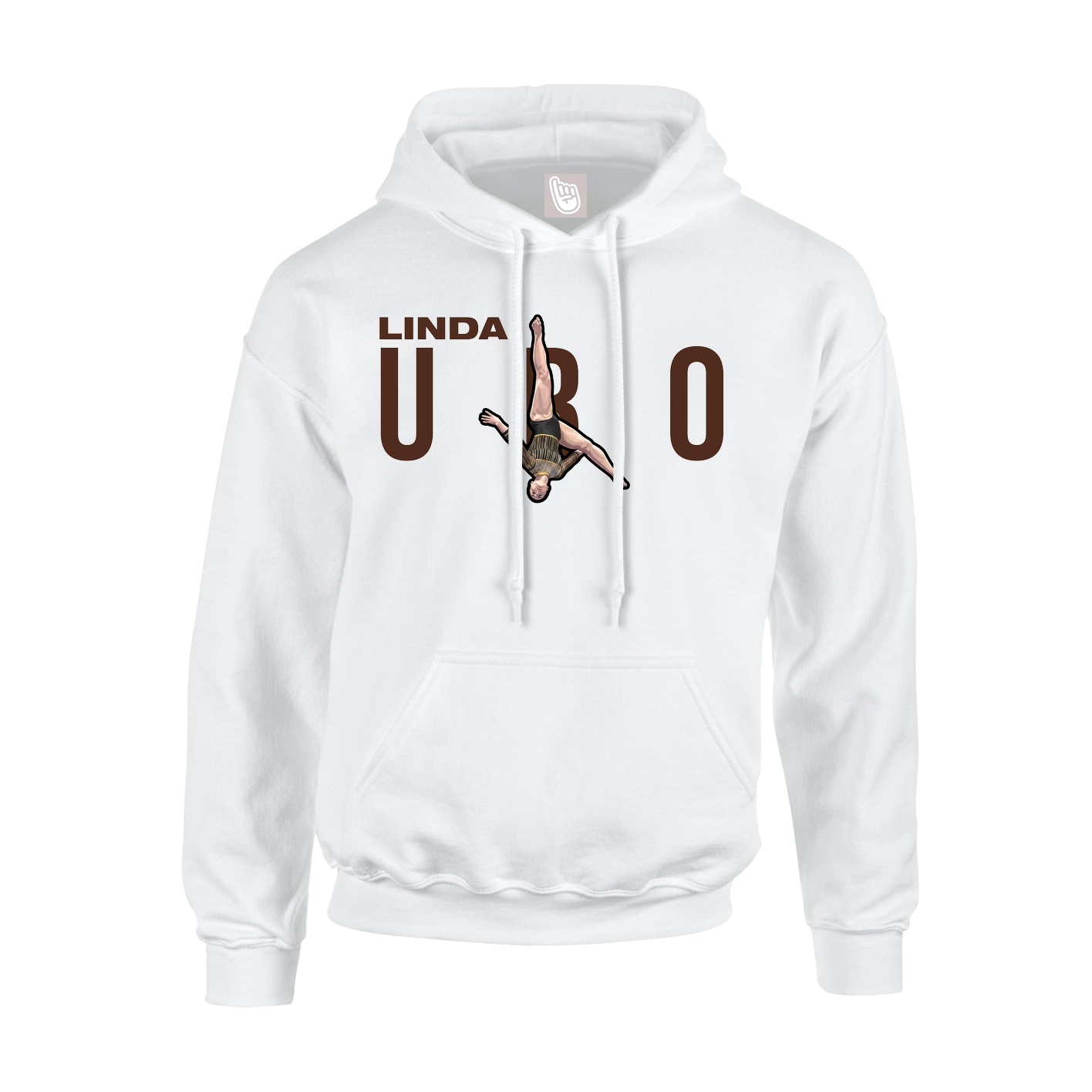 Youth Hoodie — Player Name in White