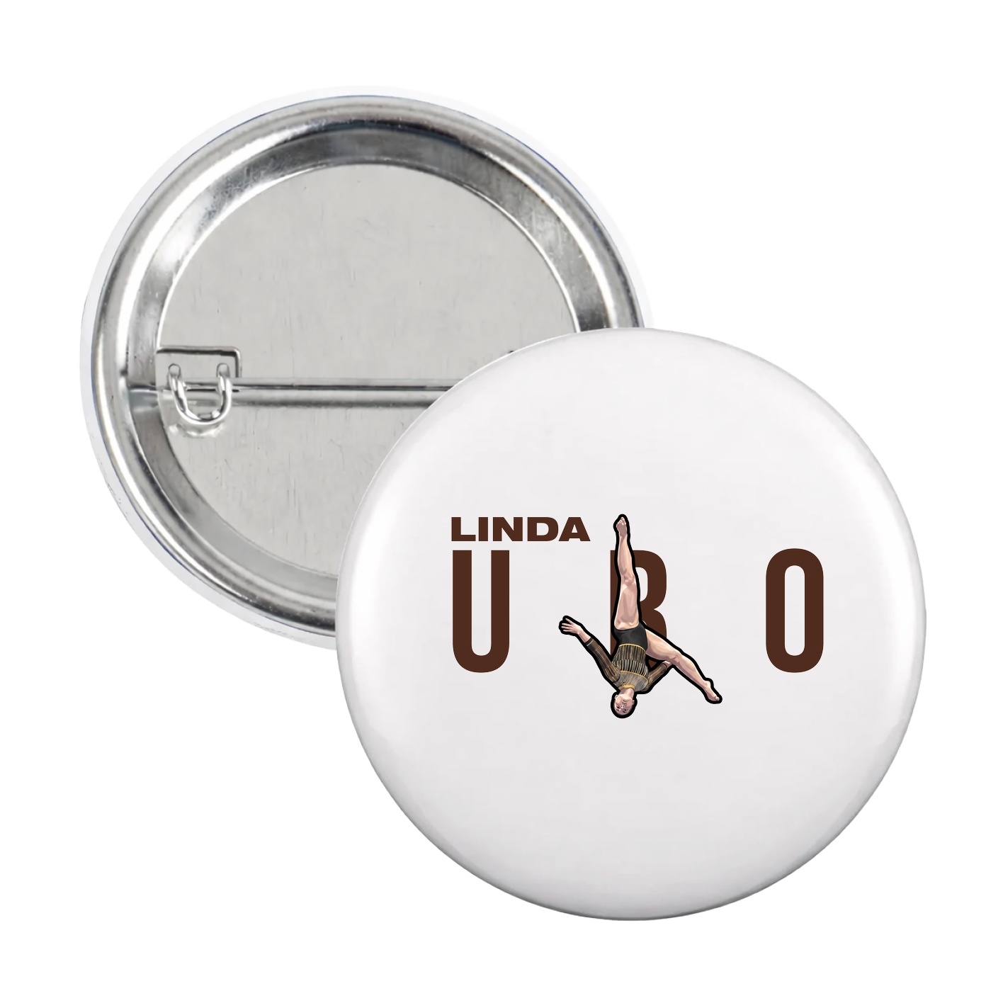 Game Day Button — Player Name in White