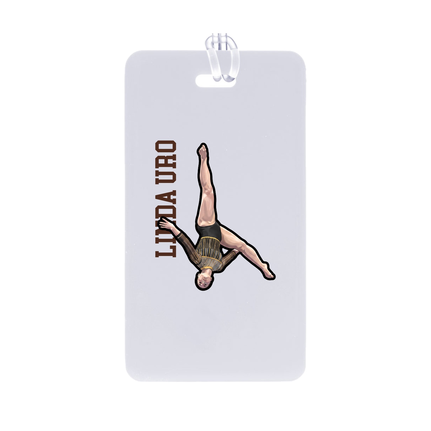 Bag Tag — Name Vertical in Classic