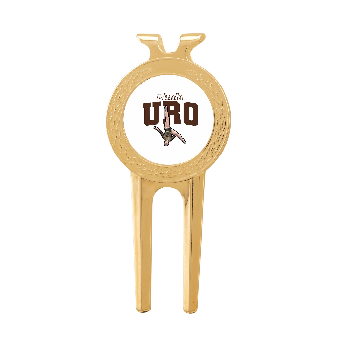 Divot Tool with Ball Marker — Name Arch in Classic