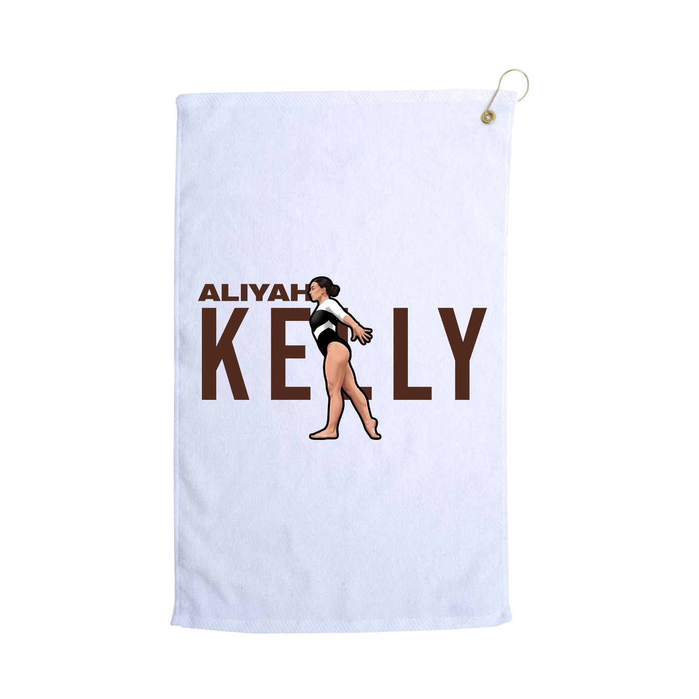 Golf Towel — Player Name in White