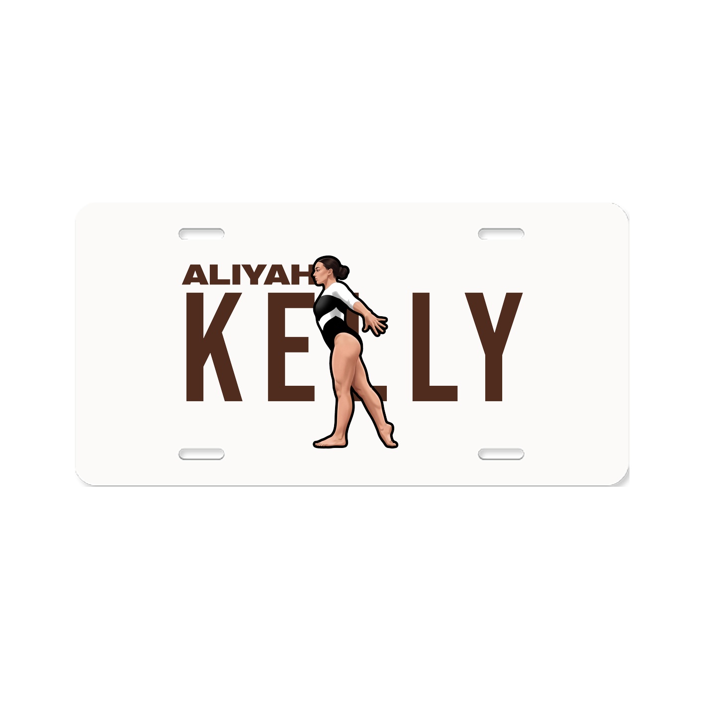 License Plate — Player Name in Classic