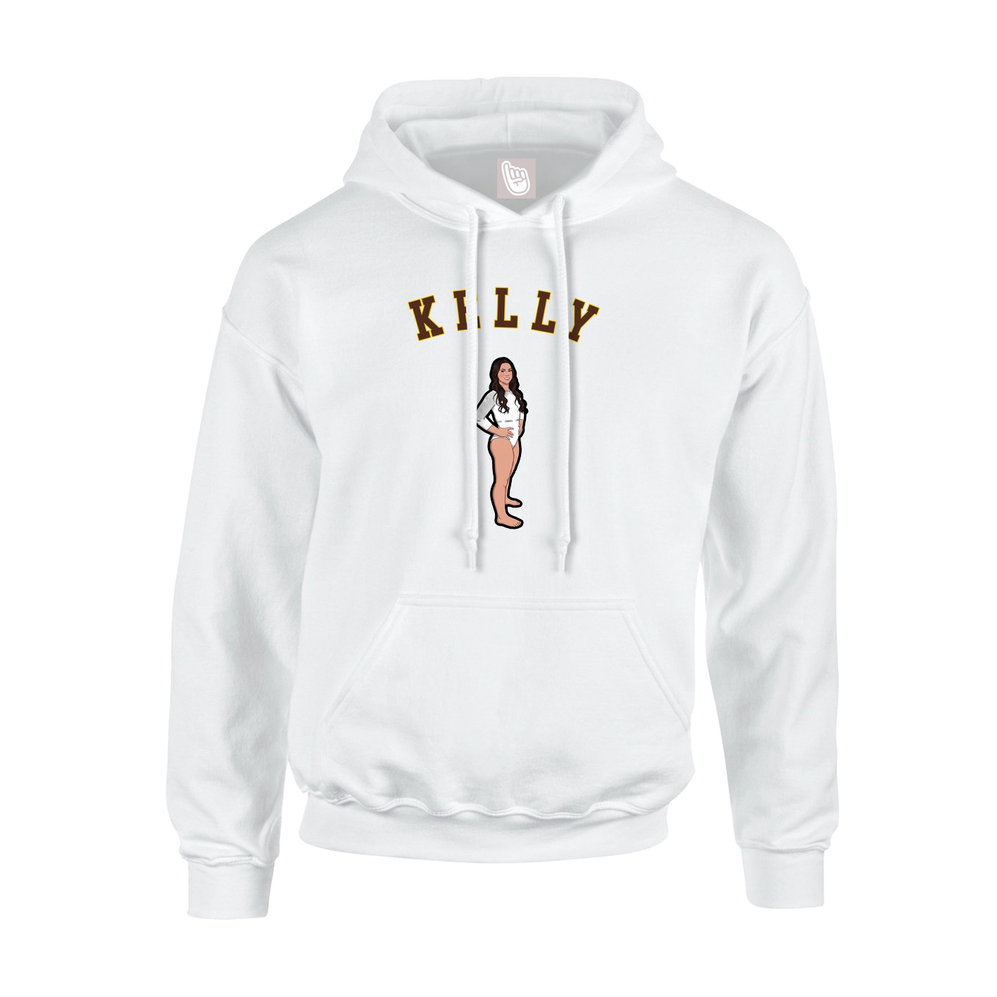 Youth Hoodie — Shirsey Arch in White