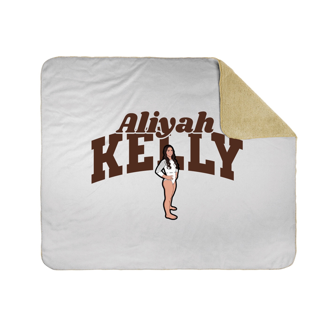 Throw Blanket — Signature Arch in White