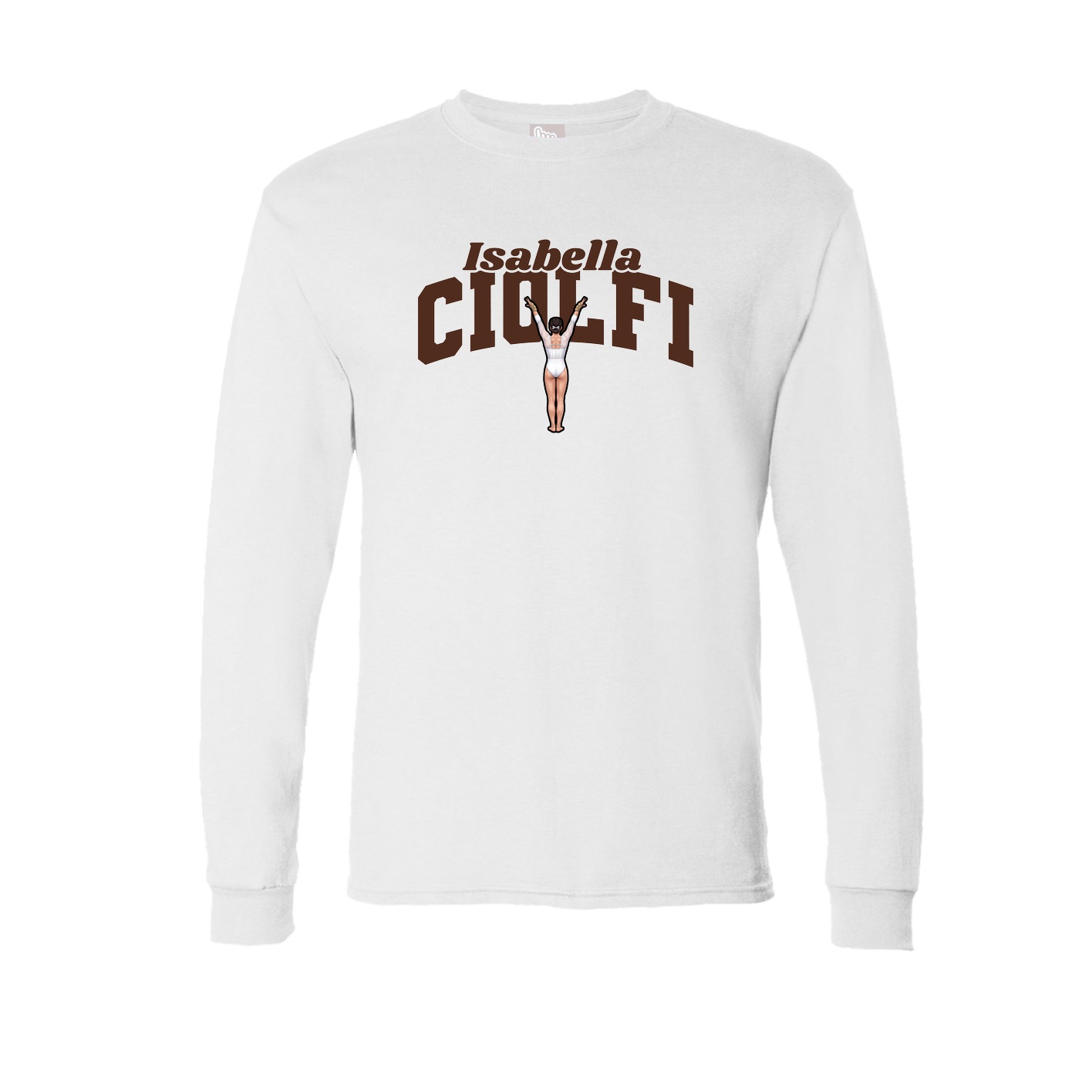 Long Sleeve Tee — Signature Arch in White