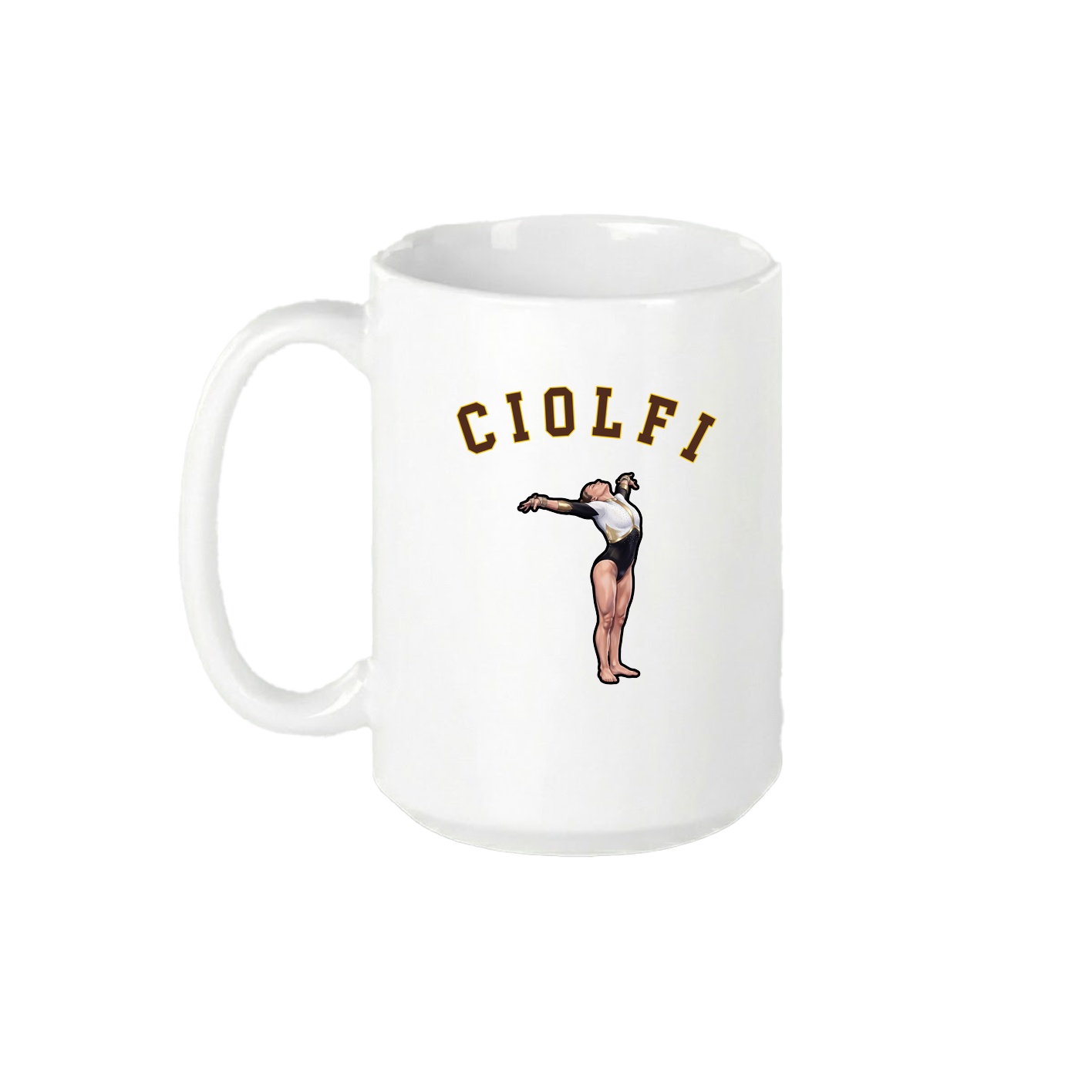 15oz Coffee Mug — Shirsey Arch in White