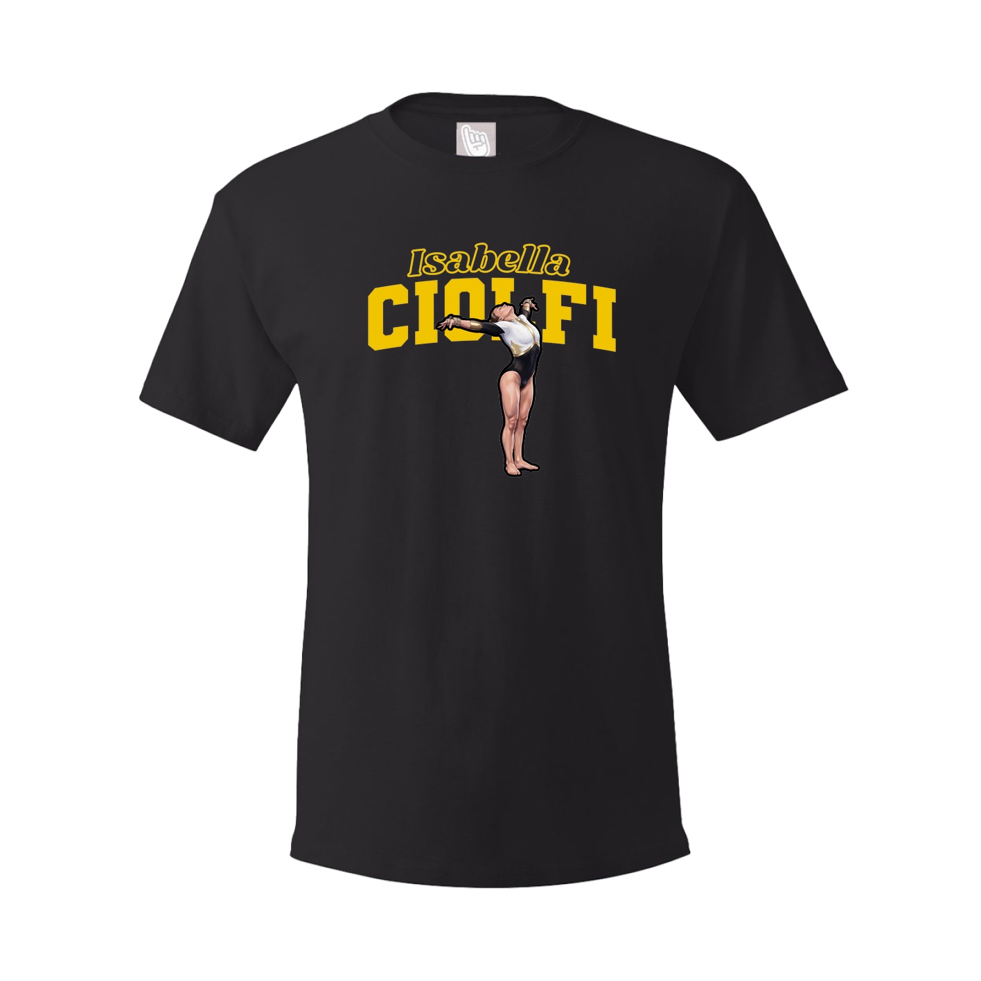 Youth Tee — Name Arch in Black