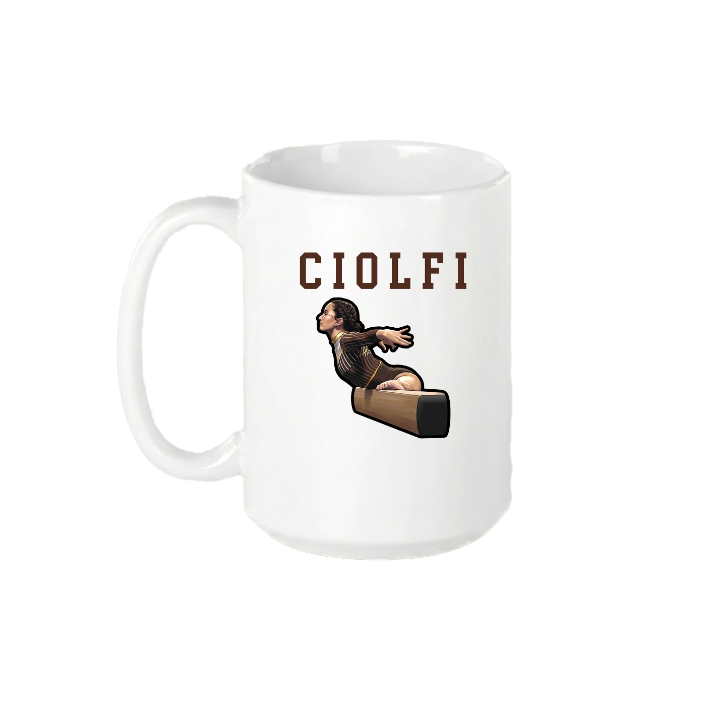15oz Coffee Mug — Shirsey in White