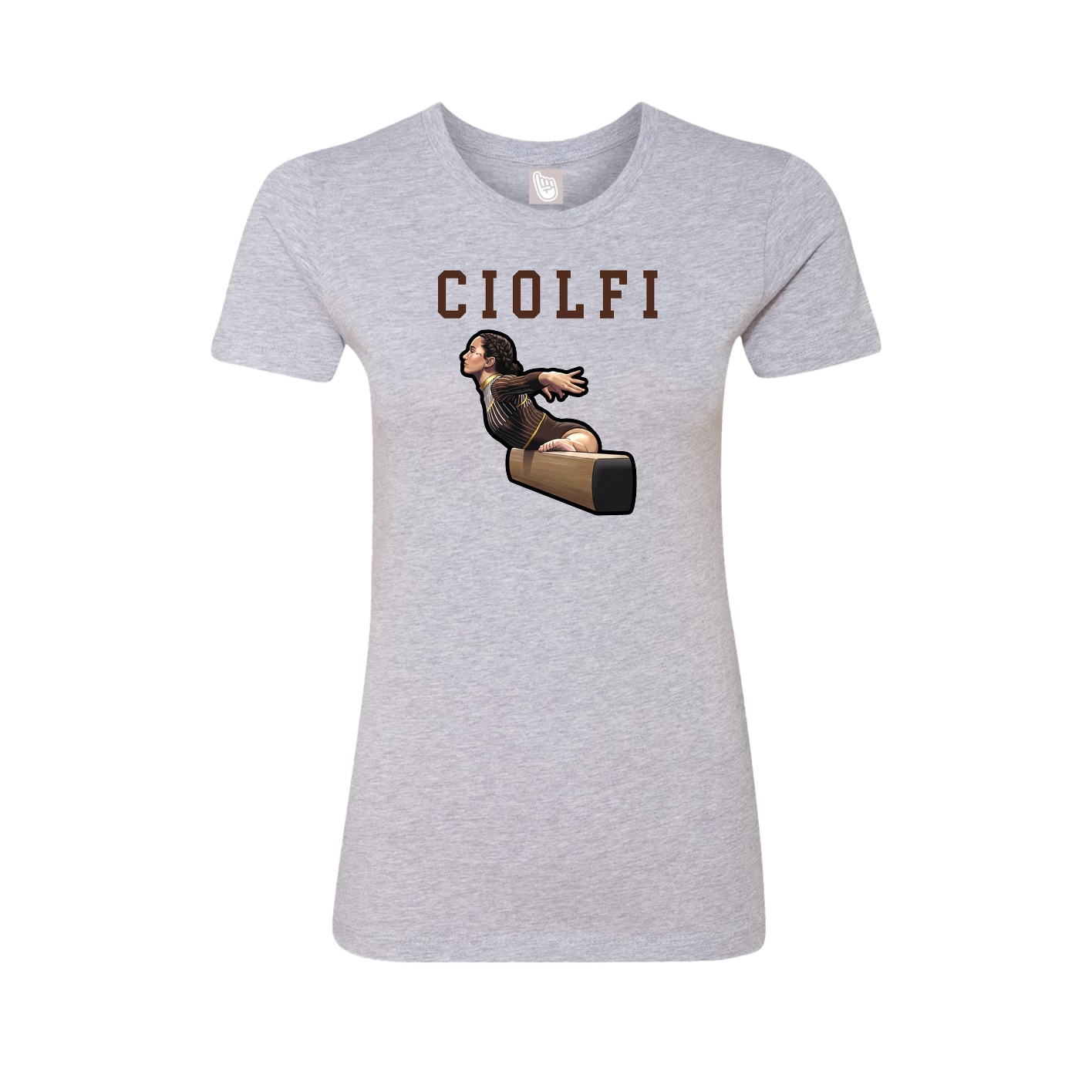 Fitted Women's Tee — Shirsey in Grey