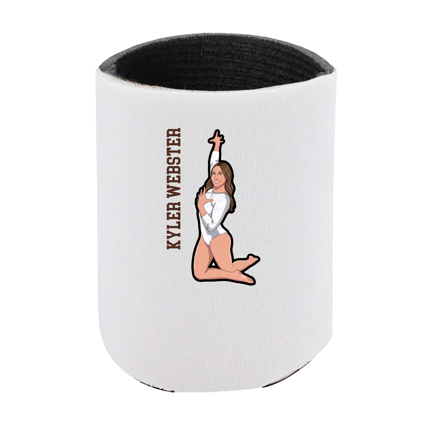 Can Holder — Name Vertical in White