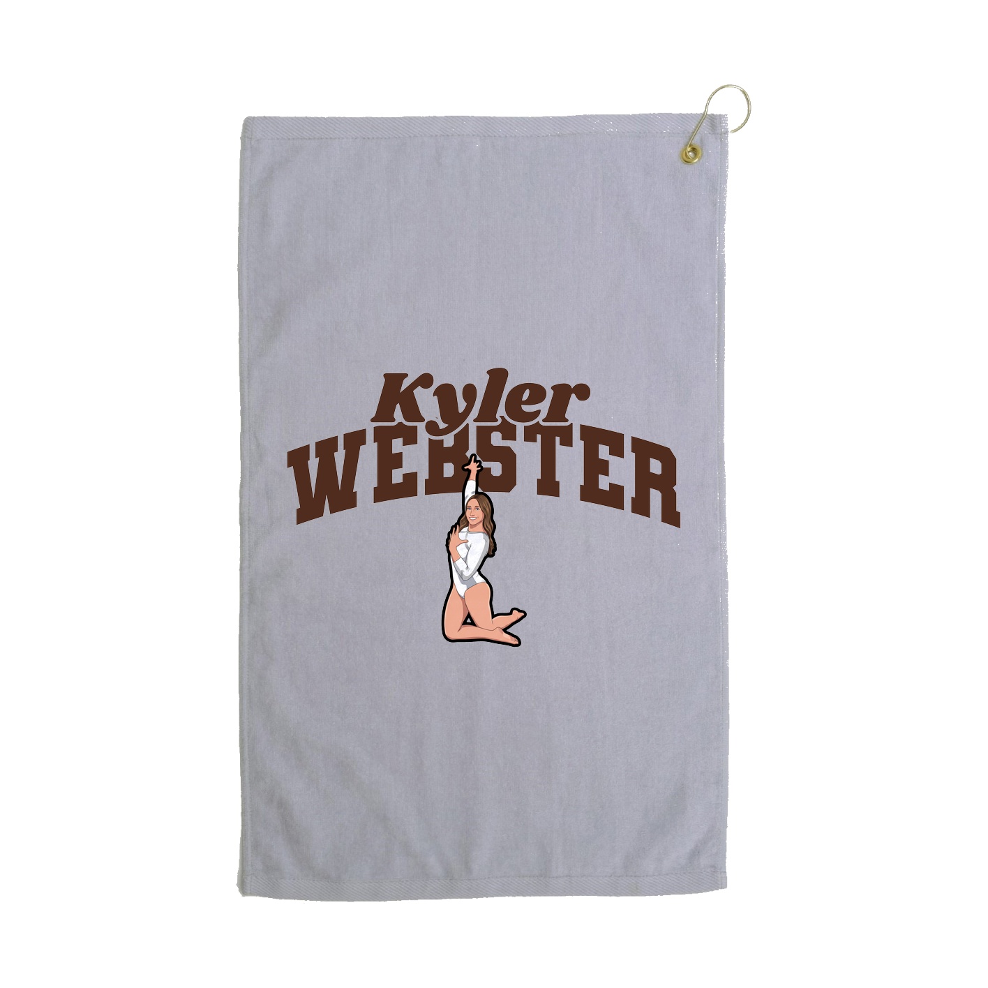 Golf Towel — Signature Arch in Grey
