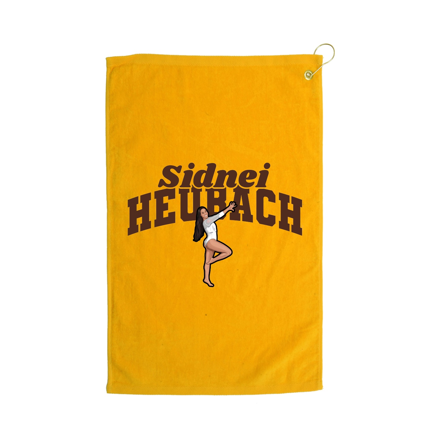 Golf Towel — Signature Arch in Gold