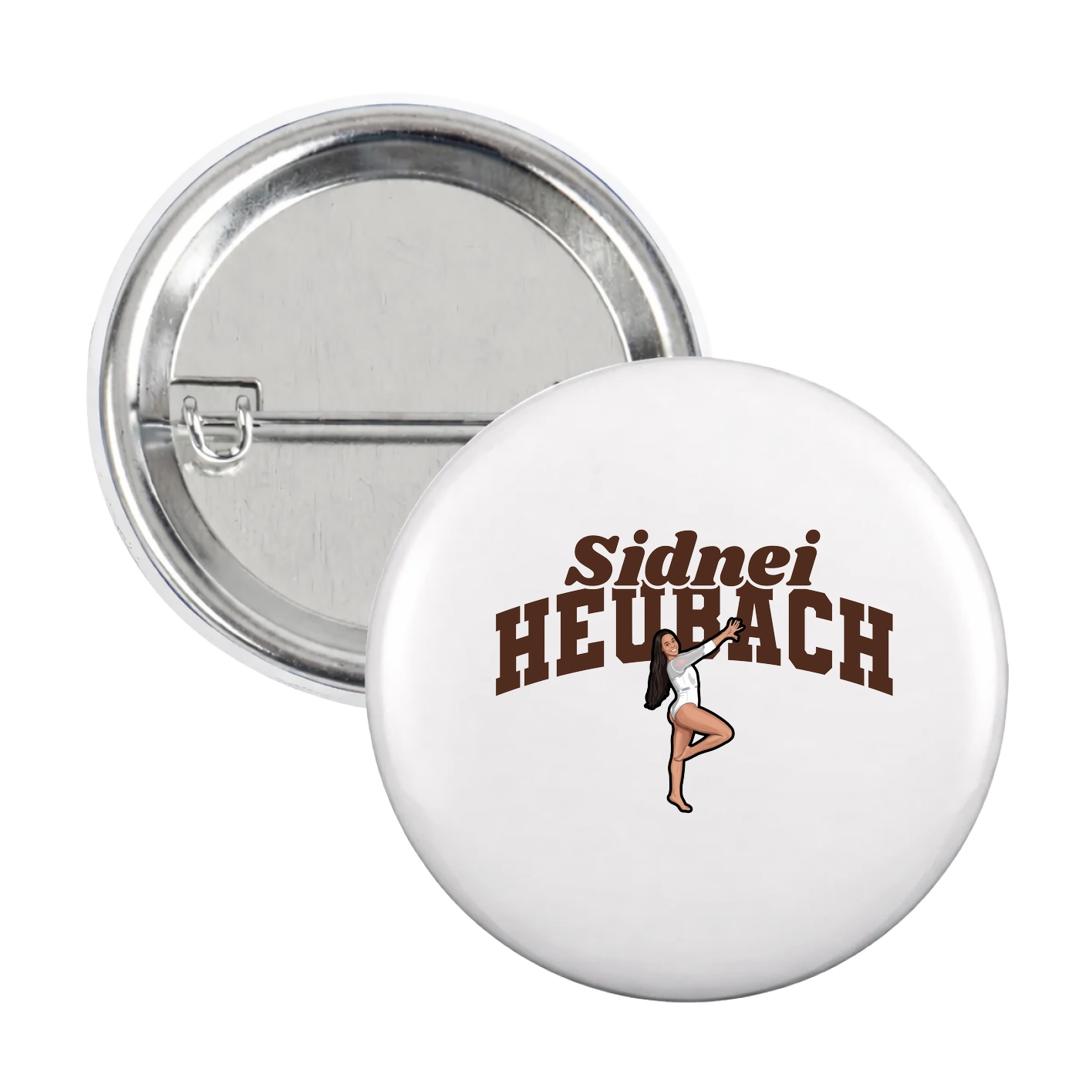Game Day Button — Signature Arch in White