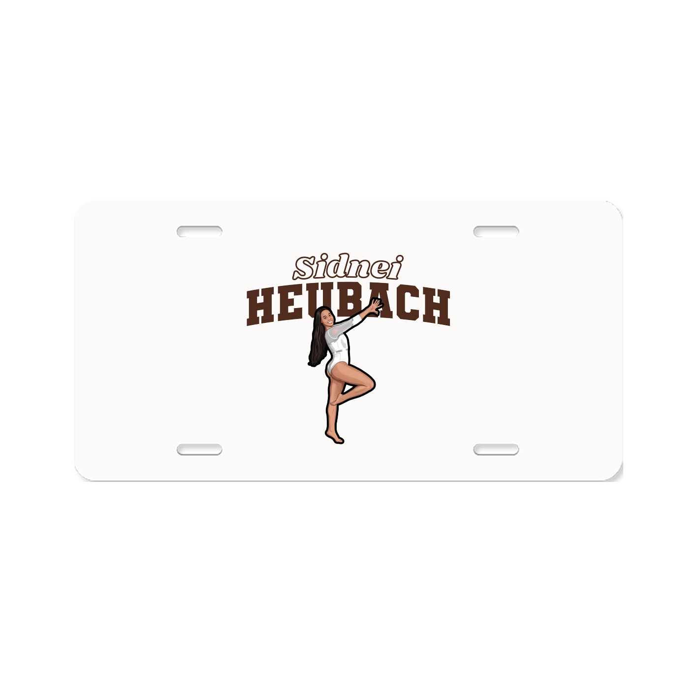 License Plate — Name Arch in Classic