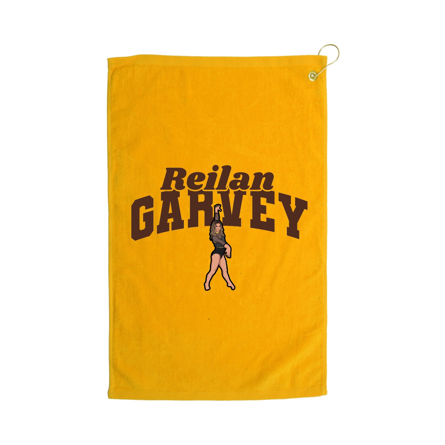 Golf Towel — Signature Arch in Gold