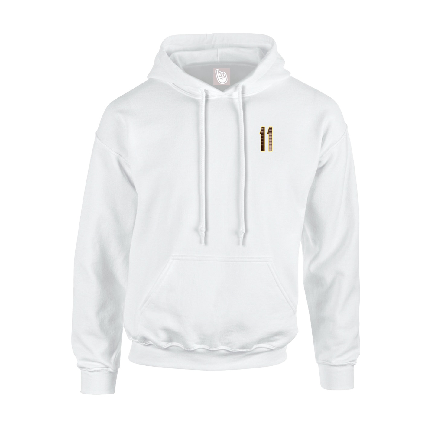 Youth Hoodie — Front Shirsy in White