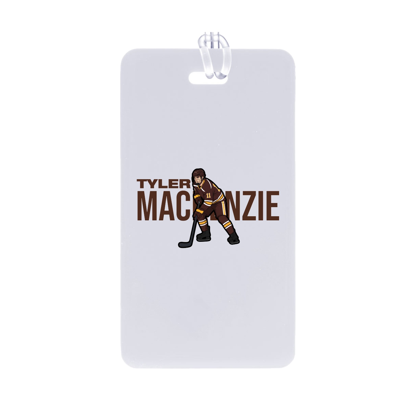 Bag Tag — Player Name in Classic