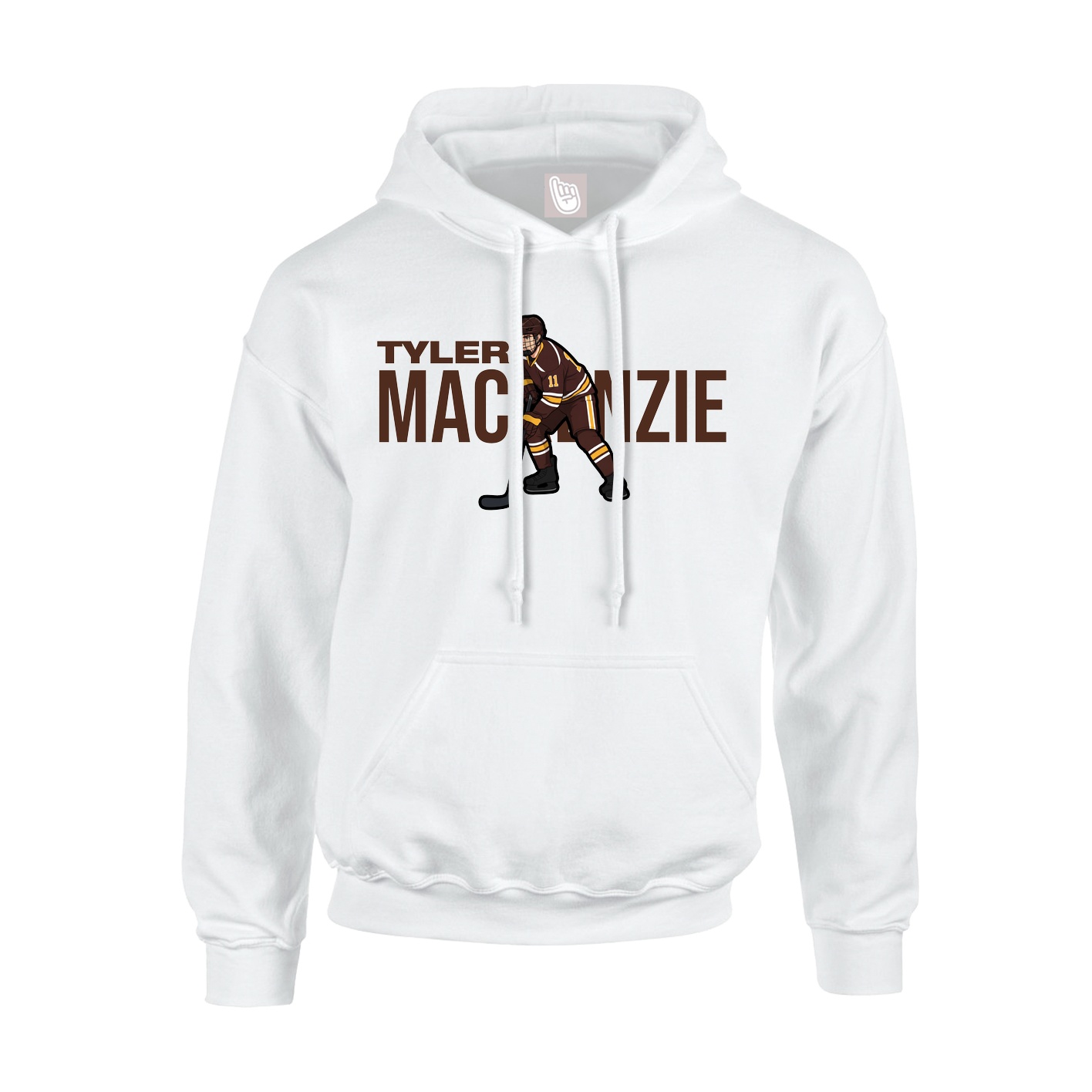 Hoodie — Player Name in White