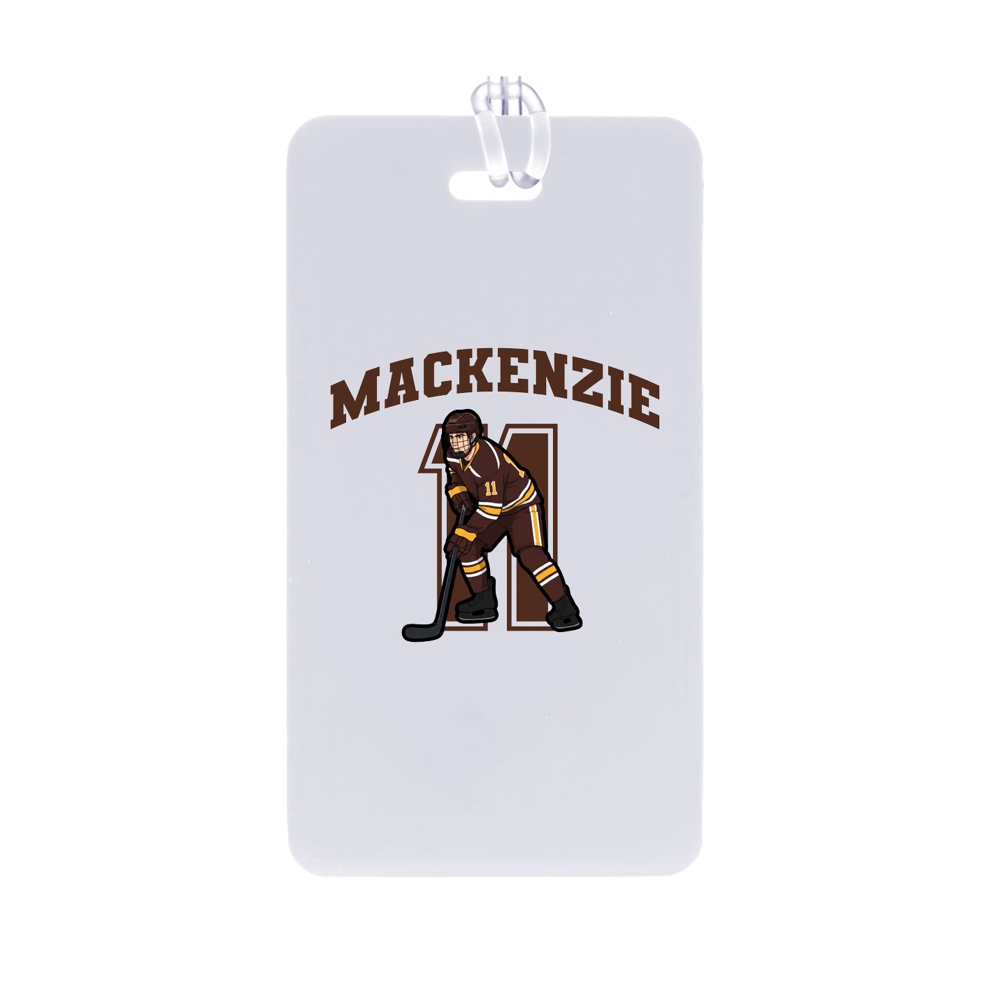 Bag Tag — Number in Classic