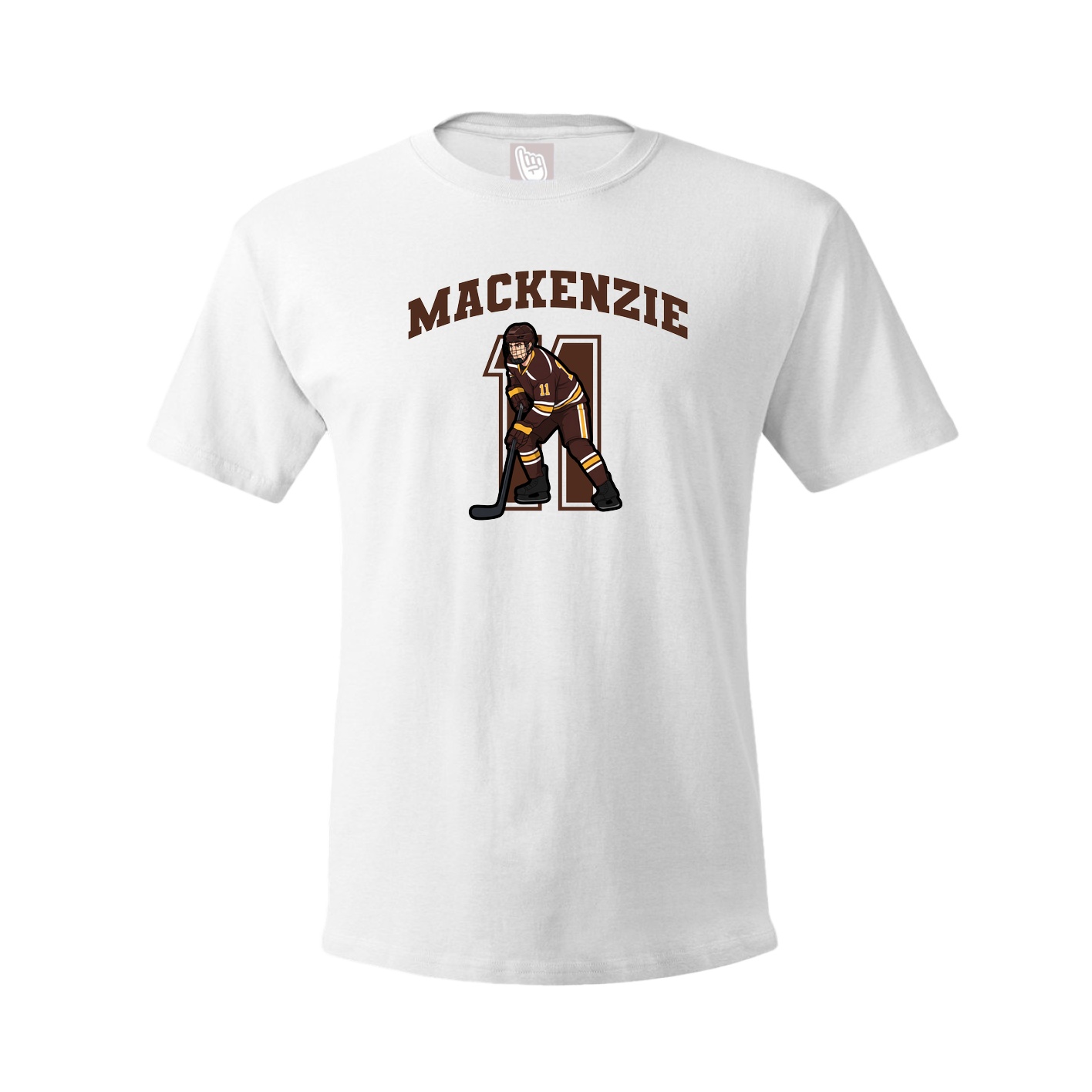Tee — Number in White