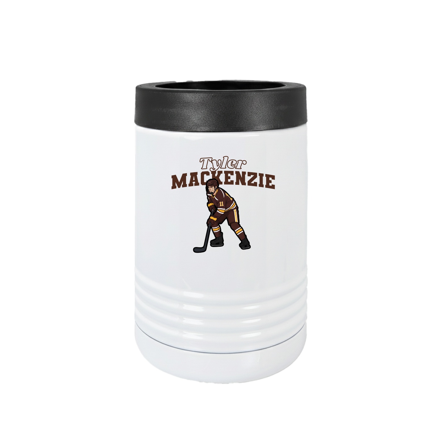 Beverage Holder — Name Arch in White