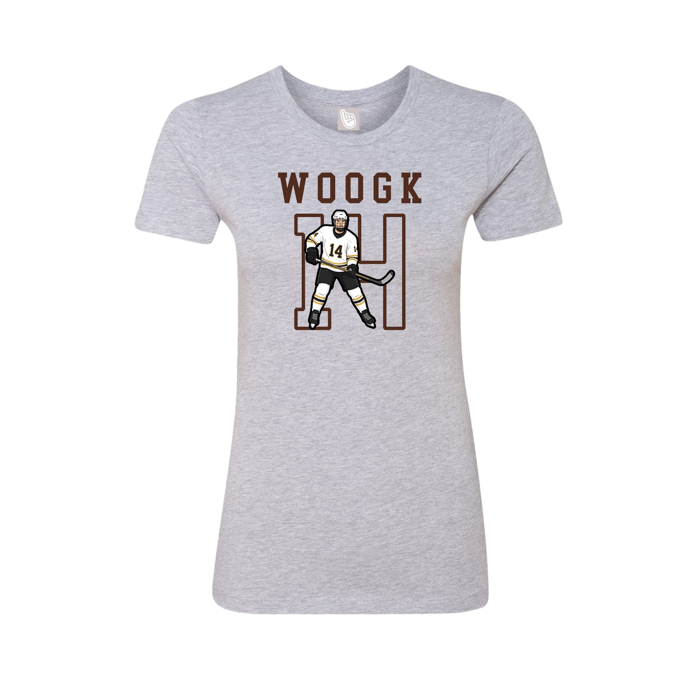 Fitted Women's Tee — Shirsey in Grey