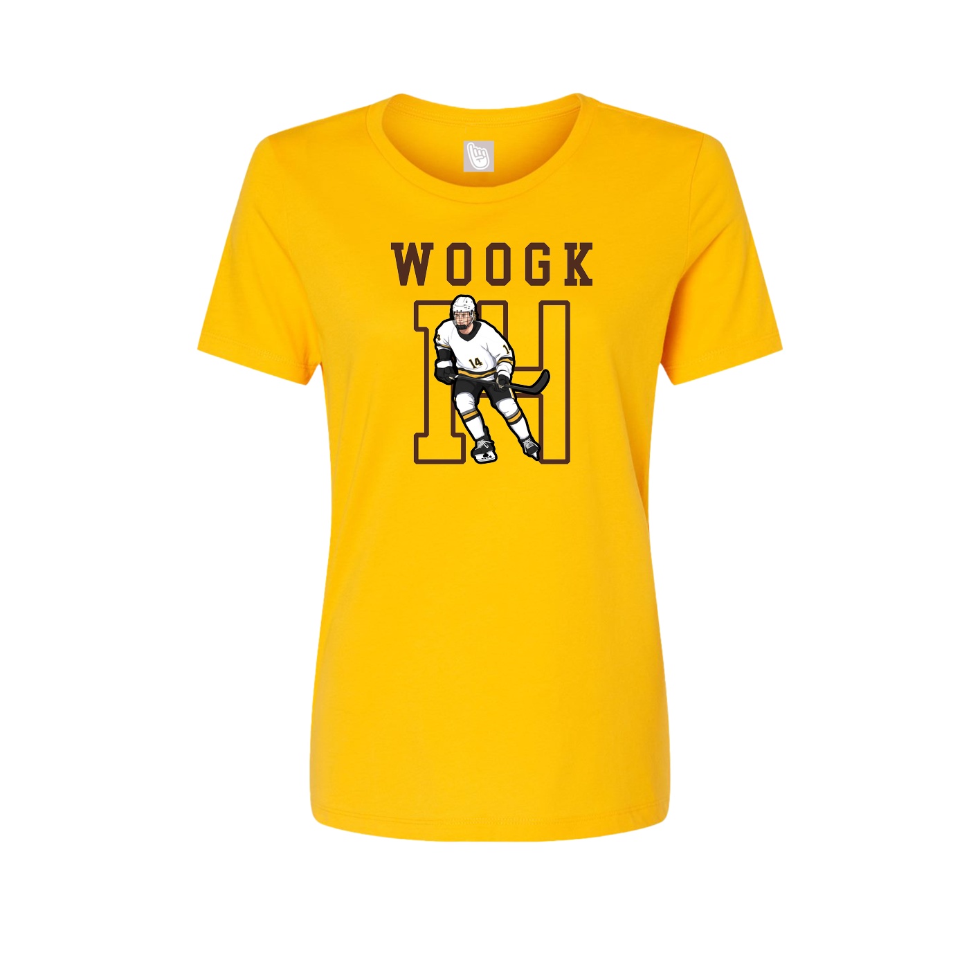 Fitted Women's Tee — Shirsey in Gold