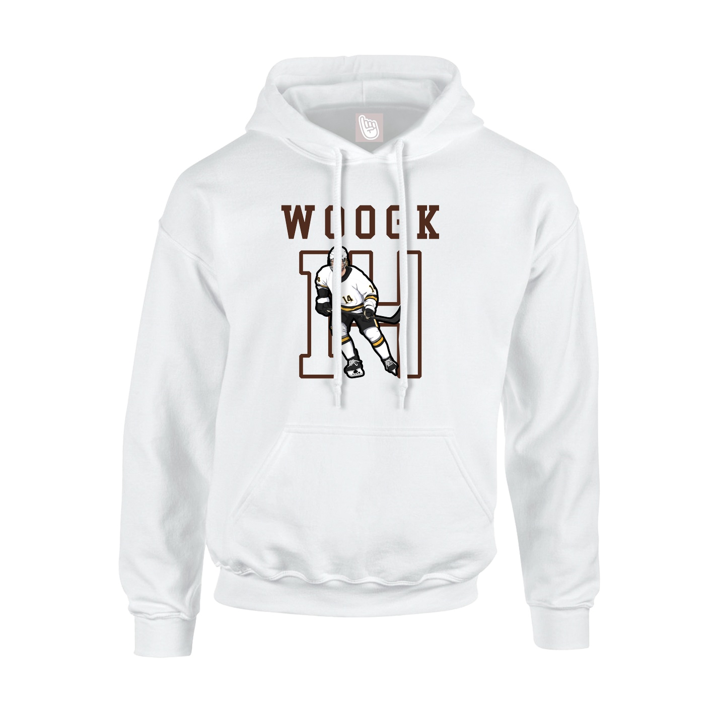 Hoodie — Shirsey in White
